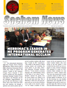 Sachem News cover from Sept-Oct 2013