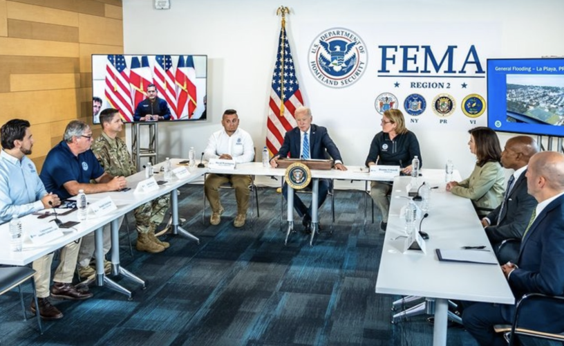 Sachem Alum, FEMA Leader Meets with President Biden During Hurricane